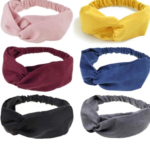 Cross cross Boho vintage head wrap Headbands 7 pack - Picture 6 of 6